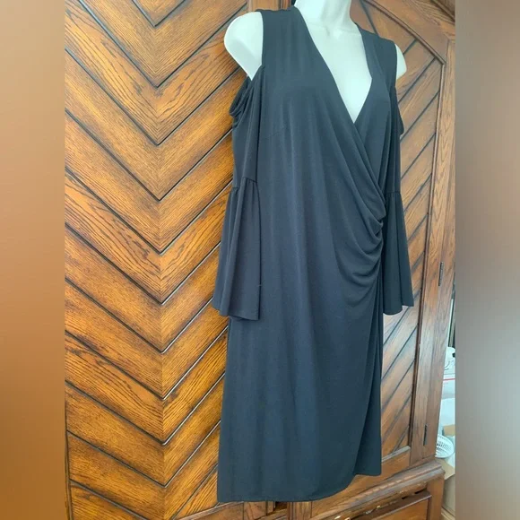 INC International Concepts black dress size Large - Picture 8 of 14